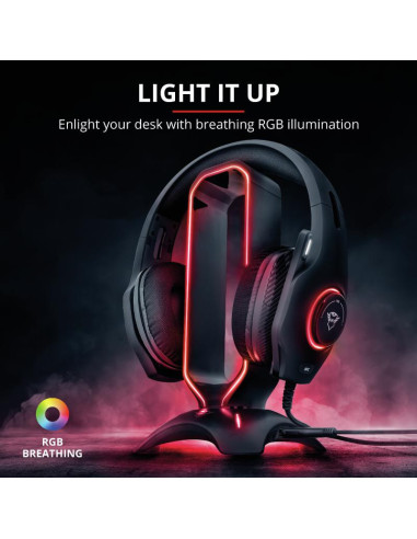 Casti audio Trust GXT 265 Cintar RGB Headset Stand