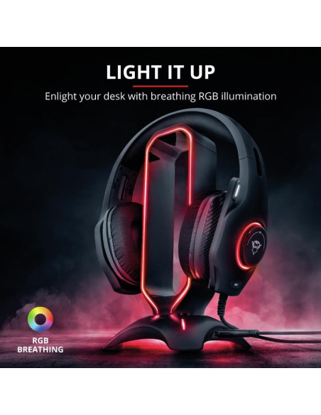 Casti audio Trust GXT 265 Cintar RGB Headset Stand