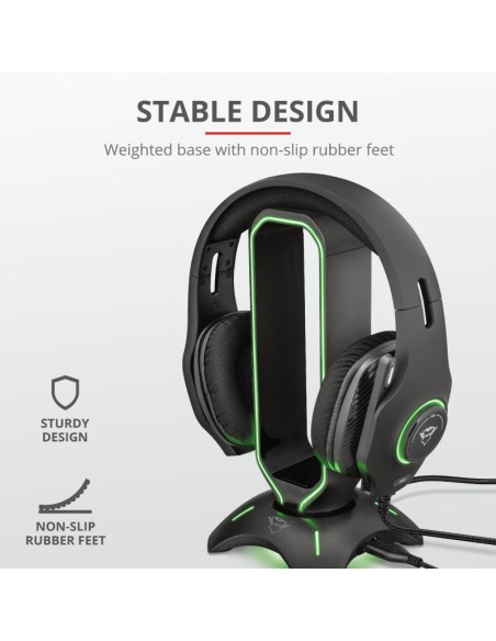 Casti audio Trust GXT 265 Cintar RGB Headset Stand