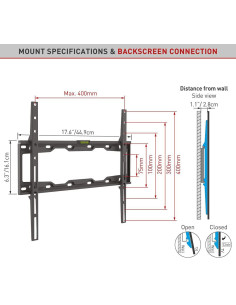 Suport TV / Monitor BARKAN Suport TV perete Barkan fix... 2