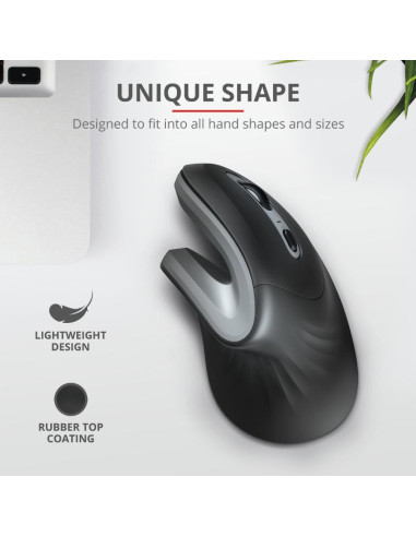 Mouse TRUST Mouse Trust Verro Ergonomic 1600...