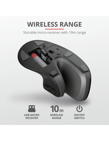 Mouse TRUST Mouse Trust Verro Ergonomic 1600...