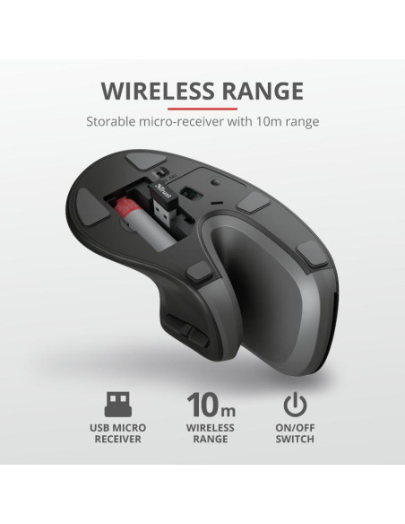 Mouse TRUST Mouse Trust Verro Ergonomic 1600 DPI, ng
