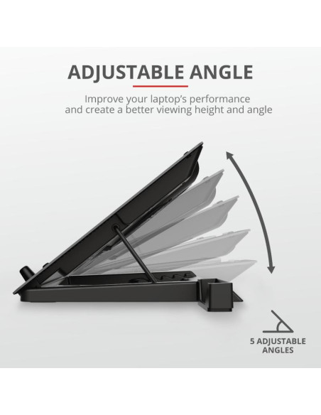 Stand & cooling pad TRUST Cooler Laptop Trust GXT 1225 Quno, ng