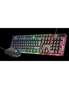 Kit mouse tastatura TRUST Kt Trust GXT 838 cu fir, negru