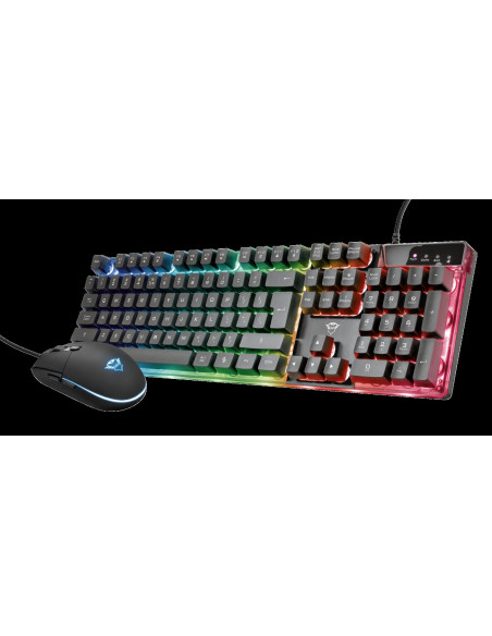 Kit mouse tastatura TRUST Kt Trust GXT 838 cu fir, negru