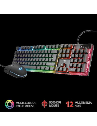 Kit mouse tastatura TRUST Kt Trust GXT 838 cu...