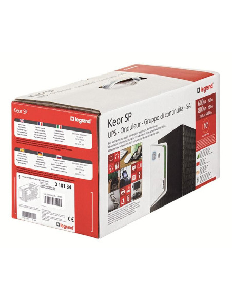 UPS LEGRAND UPS LEGRAND KEOR SP 800VA/480W