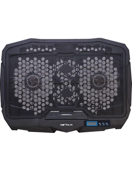 Stand & cooling pad SERIOUX LAPTOP COOLING PAD NCP025, USB, 10-17"