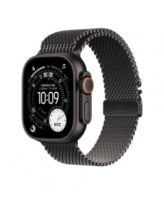 Bratari fitness APPLE AW BAND 49MM TITANIUM MILANESE BLACK S 2