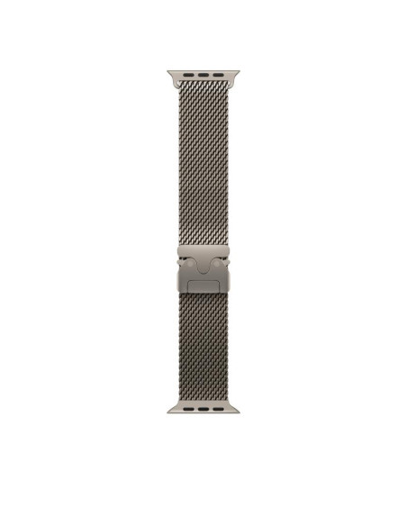 Bratari fitness APPLE AW BAND 49MM TITANIUM MILANESE NATURAL L