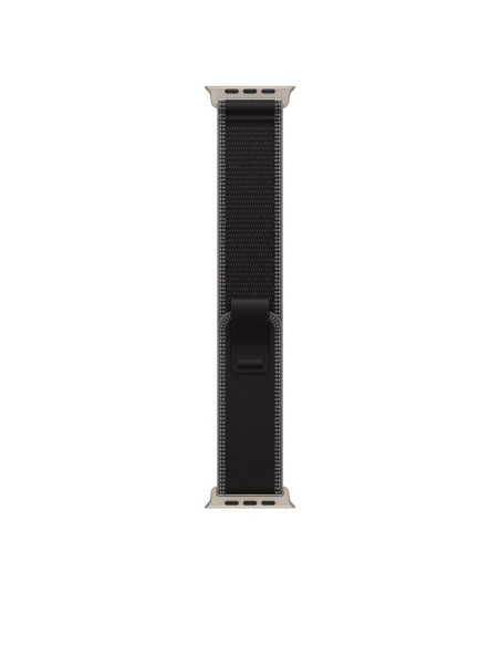 Bratari fitness APPLE AW BAND 49MM TRAIL BK/CHAR NAT TITAN M/L