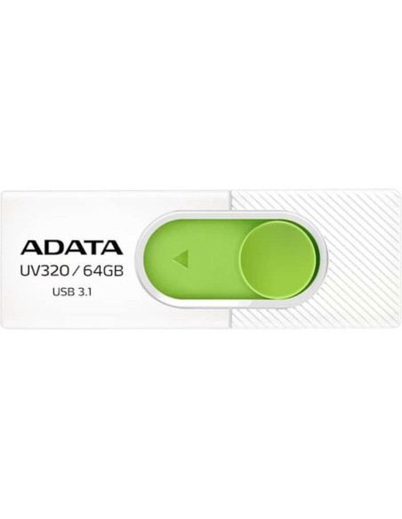 Memorii USB ADATA USB UV320 64GB WHITE/GREEN RETAIL