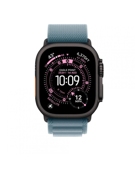 Bratari fitness APPLE AW BAND 49MM ALPINE LIGHT BL BK TITAN L