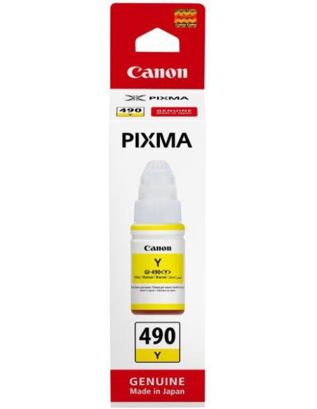 Cartuse cerneala CANON GI-490 YELLOW INKJET BOTTLE