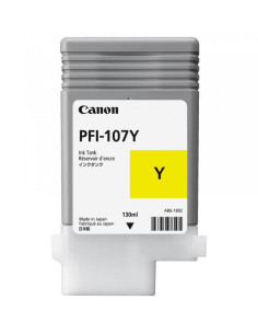 Cartuse cerneala CANON PFI-107Y YELLOW INKJET CARTRIDGE