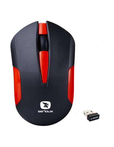 Mouse SERIOUX MOUSE SERIOUX DRAGO300 WR RED USB
