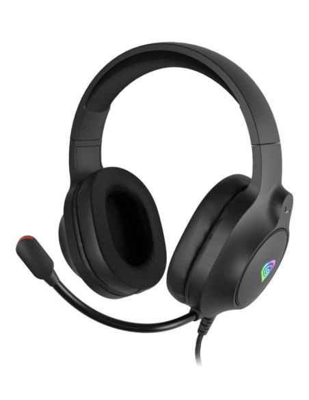 Casti audio GENESIS Casti cu fir Genesis Neon 213 RGB negru