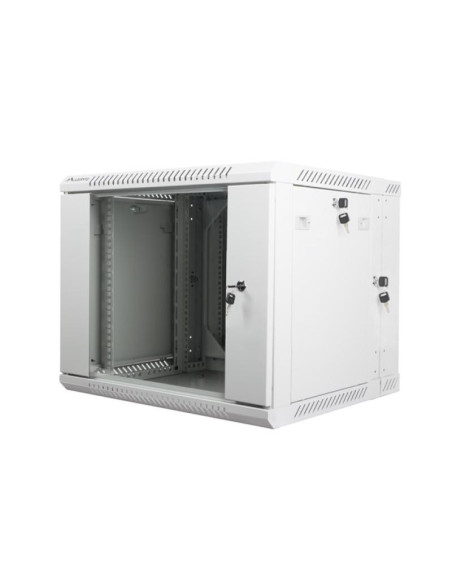 Cabinete metalice / Rack -uri LANBERG Dulap rack 19" perete sect dublă 9U gri