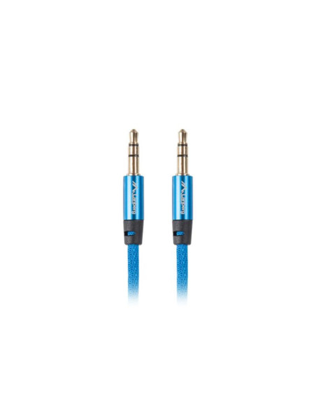 Cabluri periferice LANBERG Cablu minijack 3,5 mm M/M 3 pini 2 m blu