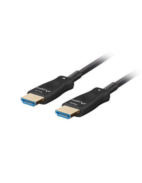 Cabluri video LANBERG Cablu HDMI M/M v2.1 80 m optic negru AOC
