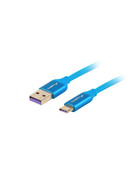 Cabluri periferice LANBERG Cablu USB-C(M) USB-A(M) 2.0 1 m albs
