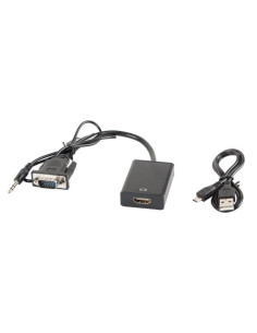 Cabluri periferice LANBERG Cablu adaptor VGA-HDMI(F) ng