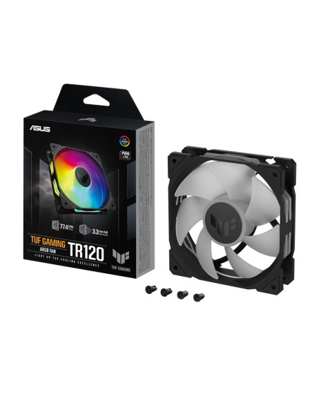 Ventilatoare carcasa ASUS Cooler Asus TUF Gaming TF120 ARGB Black