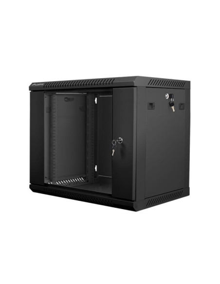 Cabinete metalice / Rack -uri LANBERG Dulap rack de perete 19", 9U negru V2