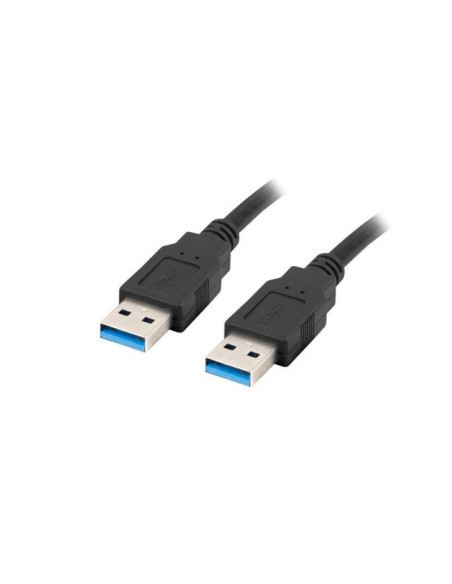 Cabluri periferice LANBERG Cablu USB-A M/M 3.0 0,5 m negru