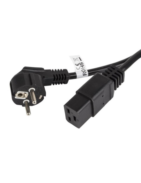 Cabluri periferice LANBERG Cablu alimen. IEC 320 C19 1,8m 16A VDE