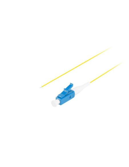 Cabluri alimentare LANBERG Pigtail fibră SM LC/UPC 2 m galben