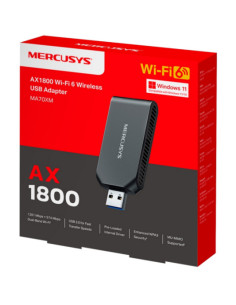 Routere Wireless MERCUSYS AX1800 Wi-Fi 6 USB Adapter