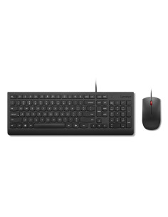 Tastaturi Lenovo Essential Wired Combo Black US Eu