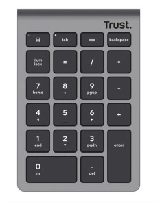 Tastaturi TRUST Tastatura Trust numerica Xalax WS, gri