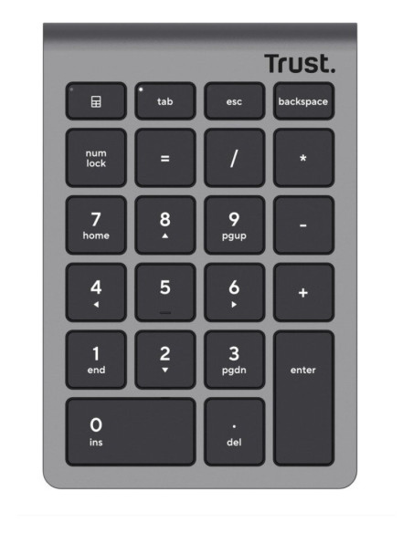 Tastaturi TRUST Tastatura Trust numerica Xalax WS, gri