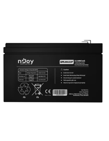 Accesorii UPS-uri NJOY ACUMULATOR NJOY GPL09122F 12V