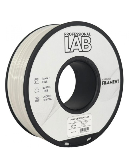 Accesorii imprimare 3D PROFESSIONAL LAB PROF. LAB 3D FILAMENT 1KG ABS+ WHITE