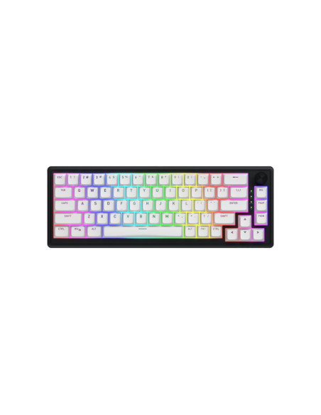 Tastaturi HATOR Tastatura WS Hator Skyfall 60 alb-negru