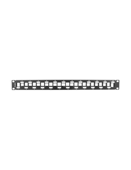 Alte accesorii retea LANBERG Patch panel gol 24 porturi 1U negru