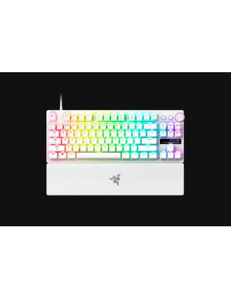 Tastaturi Razer Huntsman V3 Pro TKL 8K, alb