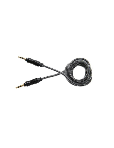 Cabluri periferice LEMONTTI Cablu Audio Lemontti Jack 3.5mm 1m Negru