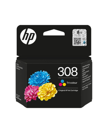 Cartuse cerneala HP 308 Tri-color Original ink...