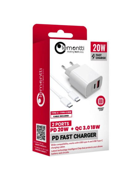 Televizoare LEMONTTI Lemontti Set Incarcator Retea FastCharge