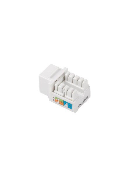 Accesorii LANBERG Modul Keystone RJ45LSA Cat.6 UTP 90°