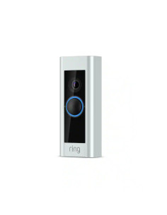 Video Ring Wired Doorbell Plus Satin Nickel