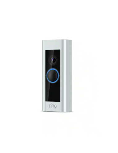 Video Ring Wired Doorbell Plus Satin Nickel