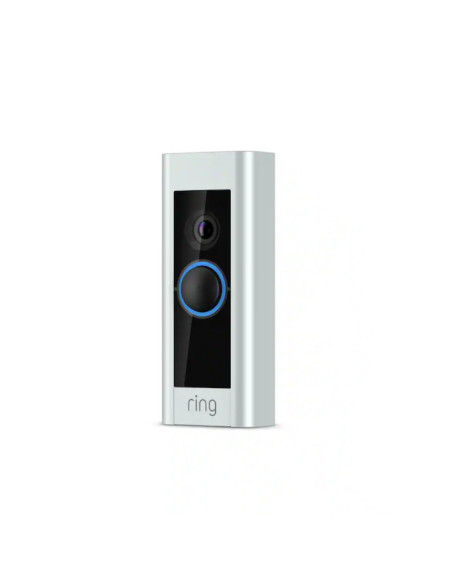 Video Ring Wired Doorbell Plus Satin Nickel