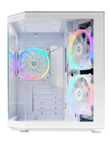 Carcase SPACER Carcasa Spacer Aquarium, mATX White