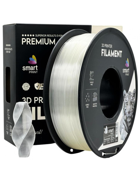 Accesorii imprimare 3D SMART PRINT HS-PLA FILLAMENT 1 KG TRANSP